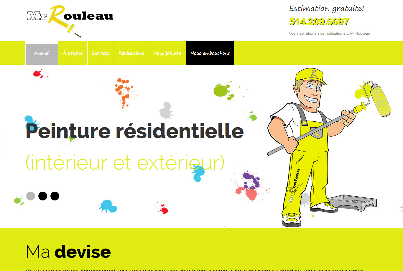 Site Web MrRouleau.com